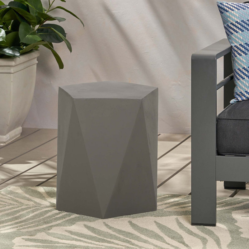 Table d'appoint Apollo, Gris clair