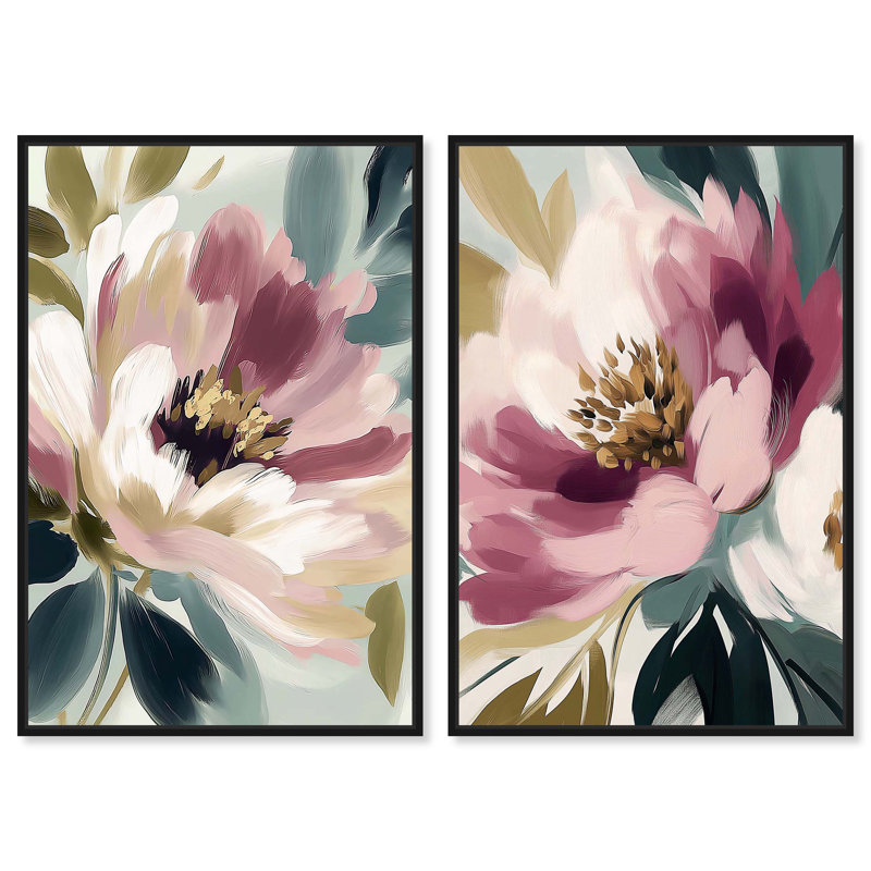 "Blossom in Light" par Art Remedy, H 30 po x l 20 po, Cadre flottant noir