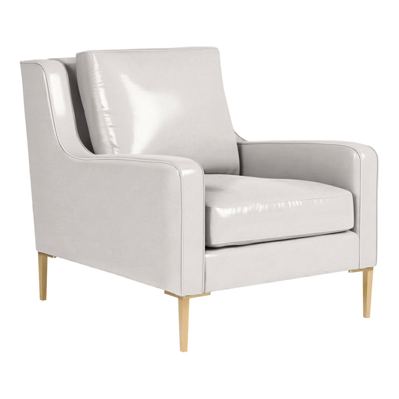 Fauteuil Ease, Cuir véritable Zola Moon Dance