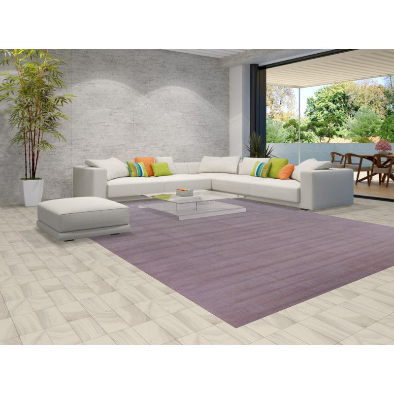 Tapis persan lavande Gabbeh 10 x 14