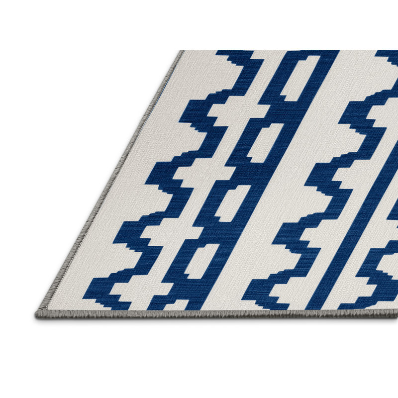 Machine Washable Trellis Gray Area Rug, Rectangle 2' x 3'