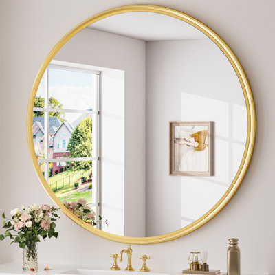 Miroir mural rond en verre trempé Evangerista