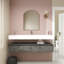 Ensemble de meuble-lavabo simple mural Alysa-71095507