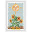 Sun and Sunflowers - Reproduction d'art graphique sur papier encadré-1693798474