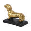 Figurine de chien teckel en fonte Motley