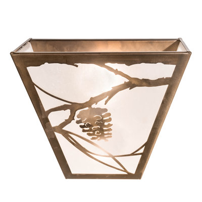 Plafonnier encastré 2 lumières pins Wynsum