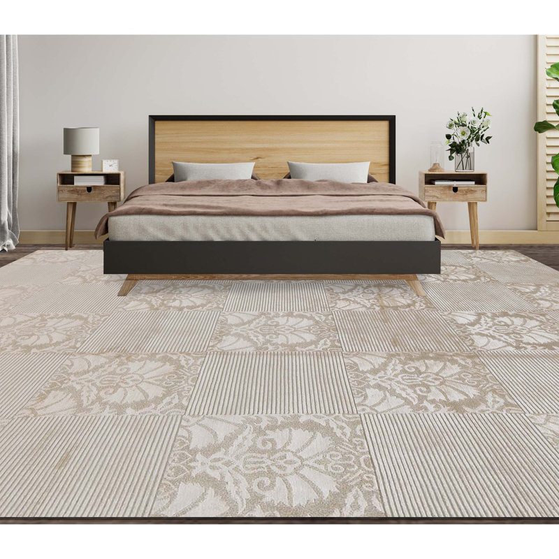Wool Floral Area Rug