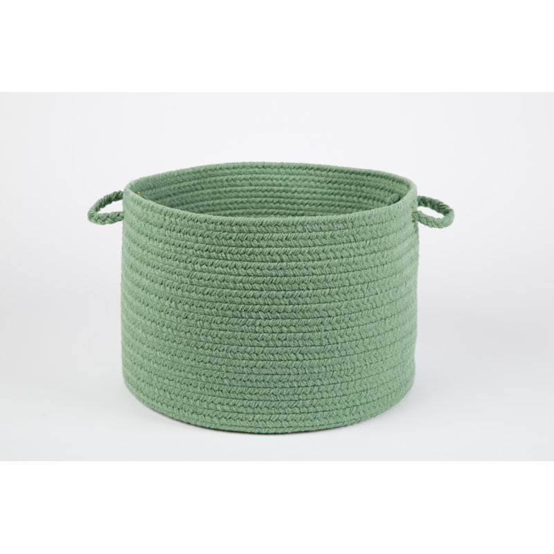 Smyth Fabric Basket, Celadon