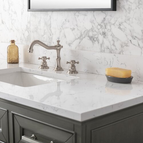Sterling Rivers Thompson 48'' Single Bathroom Vanity with Stone Top ...