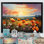 Art sur toile Tangerine Tango Field Of Blooms Flowers I - Flower