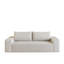 Canapé 63 po 2 places, tissu velours côtelé, sièges profonds, canapé causeuse confortable, sans assemblage, 1 pièce pour salon, chambre à coucher, salle de conférence, appartement, blanc-959753595-937362216