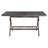 Ched Rectangular Folding Outdoor Dining Table With Umbrella Hole , 55'' in. W 31.25'' in. D-25664050