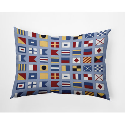 Nantucket Outdoor Reversible Throw Pillow