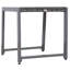 Lionel Square Metal Outdoor Side Table , 50cm cm W 49.5cm cm D