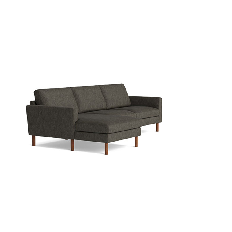 Laguna Sectional, Performance Weave - Zinc, Left Hand Facing