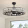 31'' Dimmable Crystal Ceiling Fan With Light Kit And Remote Control