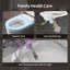 Toilette murale suspendue avec cadre mural réglable DeerValley, toilette bidet une pièce avec réservoir d'eau intégré, pompe, couvercle à ouverture / fermeture automatique, écran en mousse, capteur de pied, affichage à DEL