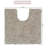 Schoenberger 100% Cotton Contour Bath Mat 20"x20"-855941220