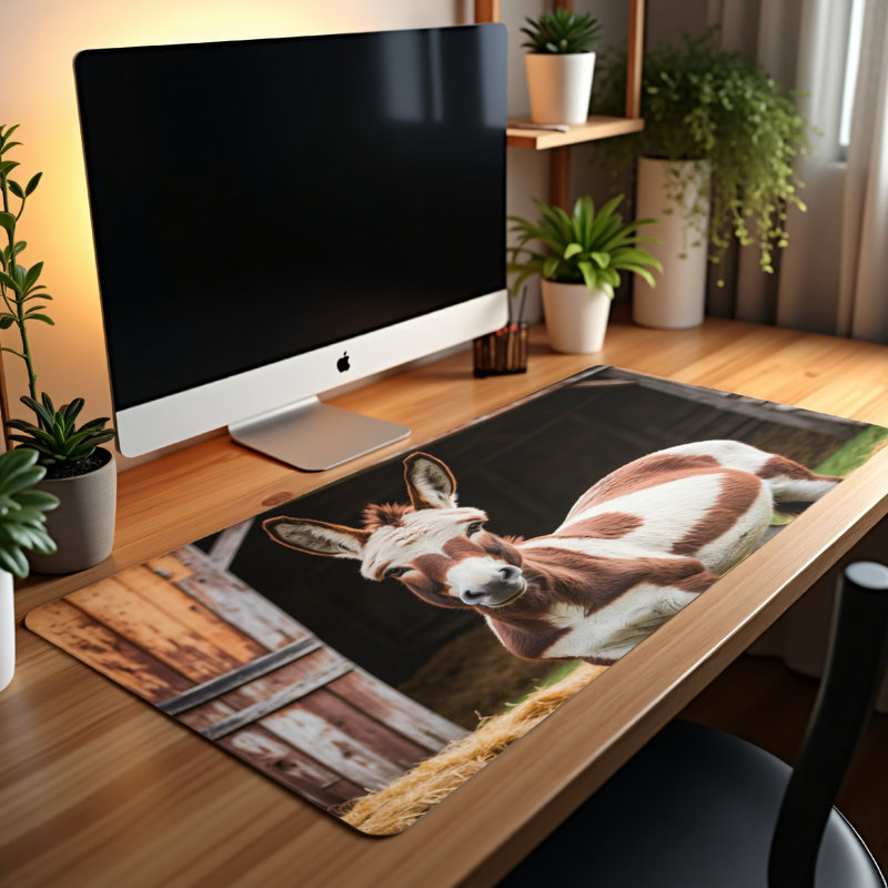 Polyester Desk Pad, 14.4x12.1