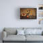 Art mural sur toile tendue - «Girasoles En La Cocina» de Juan Luis Seco pour décoration de salon, de chambre à coucher ou de bureau - 16 x 24-22373701
