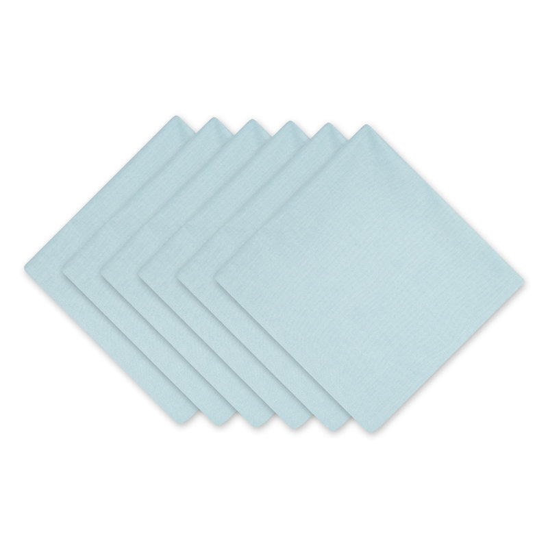 Reisman 100% Cotton Square Napkin, Blue