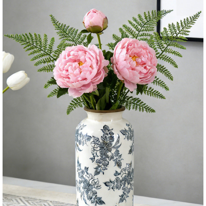 Vase à fleurs 5,3 x 5,3 x 10,2 po