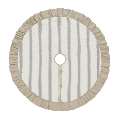 Striped Cotton Tree Skirt