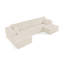 Canapé modulaire en velours côtelé 132 po-129992675