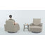 Ensemble de chaises berçantes et pivotantes pour l'extérieur avec table d'appoint Carolle-342898044