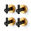 Modern Aluminum Wall Mounted Coat Hook (set Of 4)