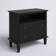 Amberlyn 27.2'' H Traditional  2-Drawer Nightstand with Built-In Outlets and Solid Wood Legs and Open Shelve