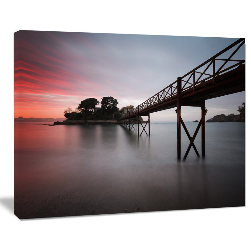 Santa Cruz Island, Espagne - reproduction de photo sur toile tendue, H 30 po x l 40 po x P 1 po