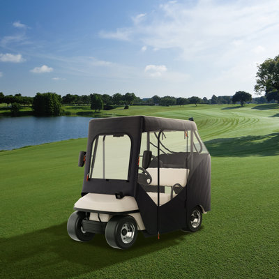 Hook & Loop Fastener Mildew Resistant Golf Cart Cover By VEVOR
