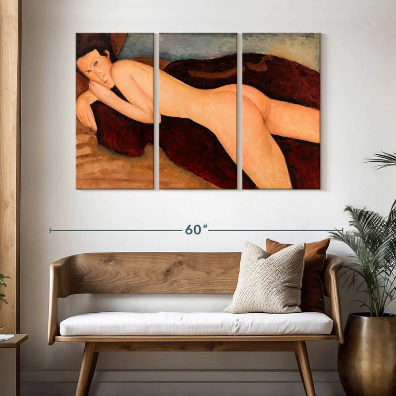Reclining Nude From The Back