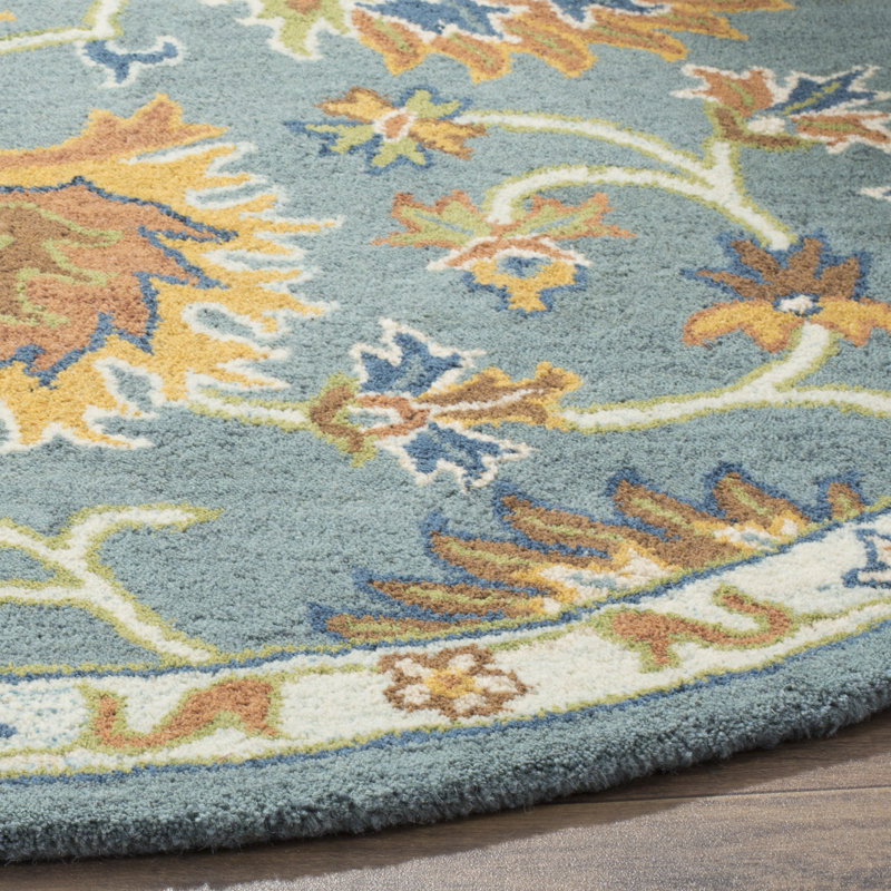 Cranmore Hand Tufted Wool Oriental Rug, Round 4'