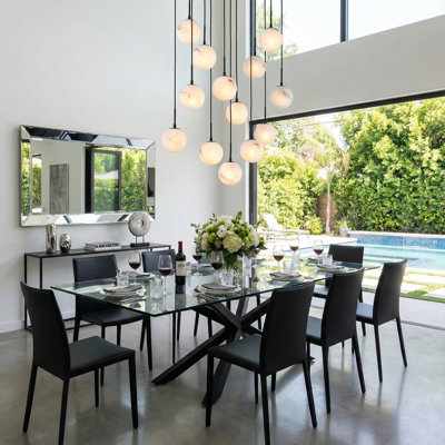 Nightfall 13-Light Linear Pendant - Black