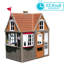 111.76cm W x 182.88cm D Outdoor Solid Wood Playhouse with Kitchen