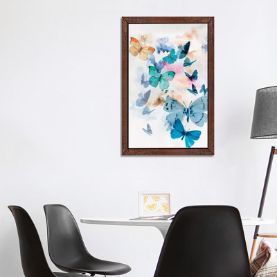 Fly Away 1 Piece Floater Frame Painting on Canvas