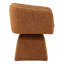 Jonie Upholstered Swivel Chair, Camel-1547995217