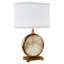 22.44" Antique Brass Table Lamp