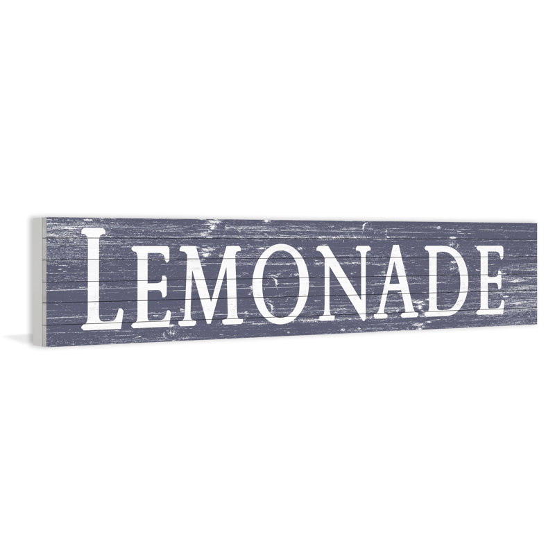 « rétro limonade », art de texture sur bois