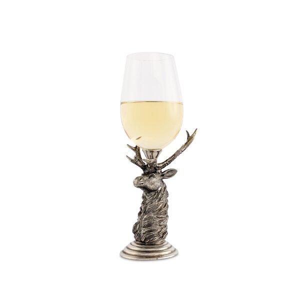 Vagabond House Lodge Handmade Wine Glass | Perigold