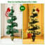 Arbre de Noël 48 po en forme de spirale verte avec 150 lumières DEL
