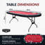 84" Fourth Street Texas Hold'em Poker Table