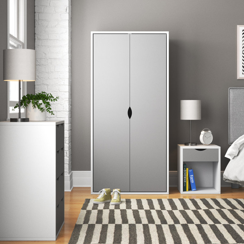 Bohl Piece Bedroom Set, White/Grey