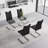 Gracieleigh Glass Top Pedestal Dining Set-403140073-403140072-407129206
