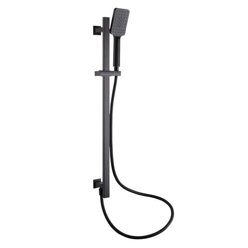 Zala Square Slide Rail Kit - Matt Black