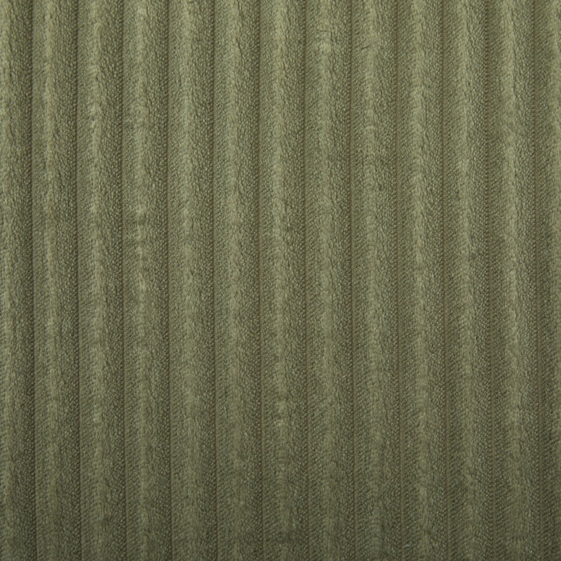 Canapé modulaire moderne de 98 po sans canapé en forme de L Canapé, Velours côtelé vert