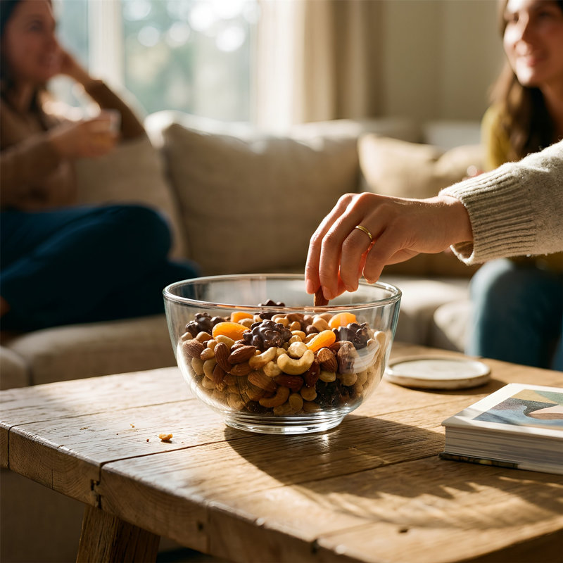 Argon Tableware Glass Snack Bowls 
