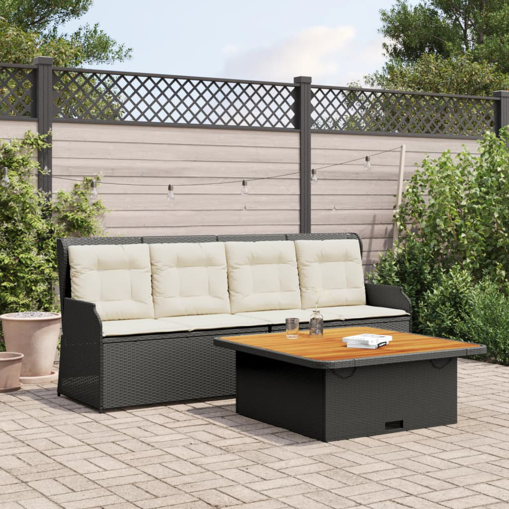 2-Sitzer Lounge-Set Arrisson aus Polyrattan mit Polster